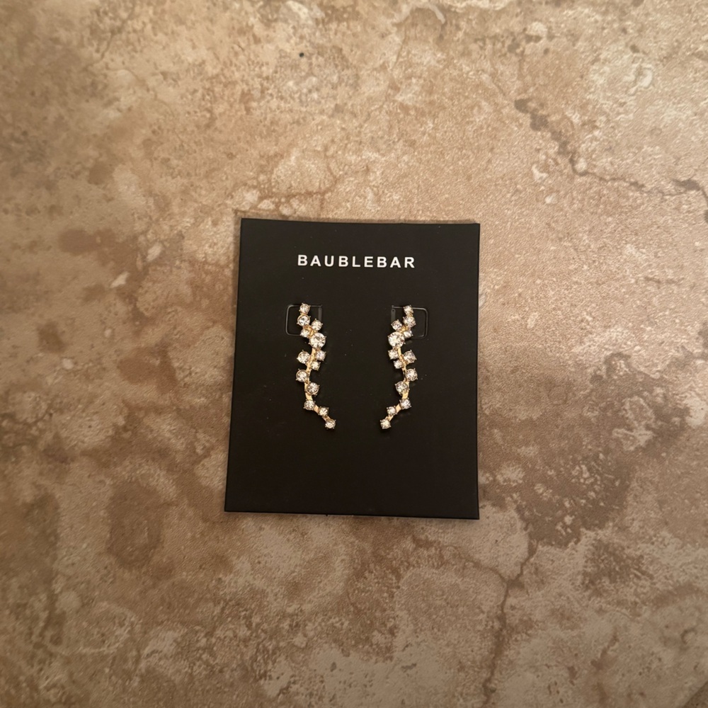 NEW WITH TAGS: BaubleBar Gold Dangle Earrings